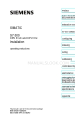 Siemens Simatic S7-300 운영 지침