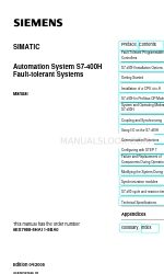 Siemens SIMATIC S7-400H Handmatig