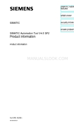 Siemens SIMATIC V4.0 SP2 Информация о продукте