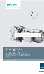 Siemens SIMOGEAR BA 2730 Manual de Instruções