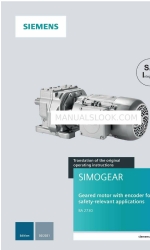 Siemens SIMOGEAR BA 2730 Manual de Instruções