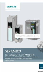 Siemens SINAMICS G120 Aan de slag