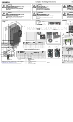 Siemens SINAMICS G120 Compacte gebruiksaanwijzing