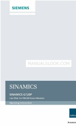 Siemens SINAMICS G120P Manual de instrucciones