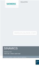 Siemens SINAMICS S120 Instruction For Installation In Cabinets For Marine Drive Applications