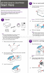 Epson XP-6000 Schnellstart-Handbuch