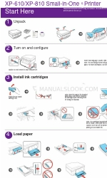 Epson XP-610  Small-in-One Zacznij tutaj