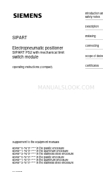 Siemens SIPART PS2 Manual de Instruções