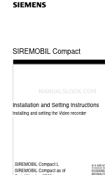 Siemens SIREMOBIL Compact L Instruções de instalação e configuração