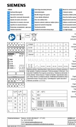 Siemens SIRIUS Instruções de funcionamento originais