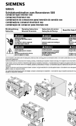 Siemens SIRIUS 3RA131.-8XB3 Instruções de utilização