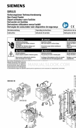 Siemens SIRIUS 3RA1923-1B 운영 지침