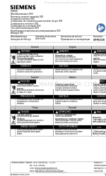 Siemens SIRIUS 3RA231-8X 3-1 Series Manual de Instruções