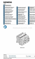 Siemens SIRIUS 3RA233-8X.30-1 Series Instruções de funcionamento originais