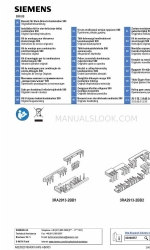 Siemens SIRIUS 3RA2913-2BB1 Instruções de funcionamento originais