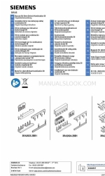 Siemens SIRIUS 3RA2923-2BB1 Oryginalna instrukcja obsługi