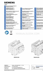 Siemens SIRIUS 3RA2933-2AA1 Інструкція з експлуатації Посібник з експлуатації