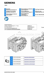 Siemens SIRIUS 3RA2933-2BB1 Інструкція з експлуатації Посібник з експлуатації