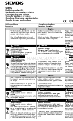 Siemens SIRIUS 3RF24-1 Series Instrucciones de uso