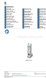 Siemens SIRIUS 3RF29-0F 08 Series Оригінальна інструкція з експлуатації