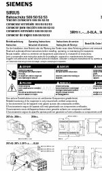 Siemens SIRIUS 3RH14-1 0-0LA Series Manual de instruções