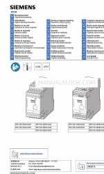 Siemens SIRIUS 3RK1105-1AE04-0CA0 Instrucciones de uso originales