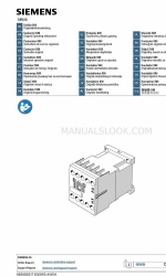 Siemens SIRIUS 3RT1 1 Series Mode d'emploi original