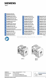 Siemens SIRIUS 3RT1 S.36 Series Manual de Instruções