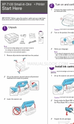 Epson XP-7100 Commencer ici