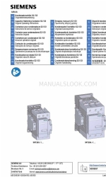 Siemens SIRIUS 3RT263-1 Series 원본 사용 설명서