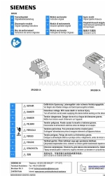 Siemens SIRIUS 3RV2938-1A Instruções de funcionamento originais