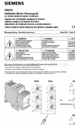 Siemens SIRIUS 3RW30 Manuel d'instructions de montage