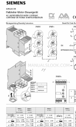 Siemens SIRIUS 3RW30 Instructions de montage