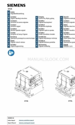 Siemens SIRIUS 3TF68 Series Original Operating Instructions