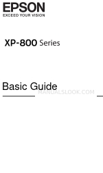 Epson XP-800 SERIES Manual básico