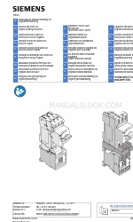 Siemens SIRIUS S00 Originele gebruiksaanwijzing