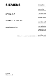 Siemens SITRANS F M Verificator 取扱説明書