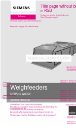 Siemens SITRANS WW300 取扱説明書