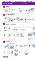 Epson XP-810 Quick Start Manual