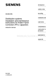 Siemens SIVACON Manual de instalación