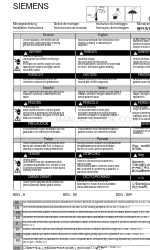 Siemens SIVACON 8PS BD01 Manual de instrucciones de instalación