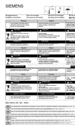 Siemens SIVACON 8PS BD2 Series Manual de instrucciones de instalación