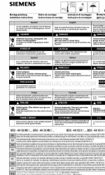 Siemens SIVACON 8PS BD2 Series Manual de instrucciones de instalación