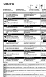 Siemens SIVACON 8PS BD2 Series Manual de instrucciones de instalación