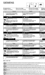 Siemens SIVACON 8PS BD2 Series Instrucciones de instalación