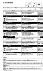 Siemens SIVACON 8PS BD2 Series Instrucciones de instalación