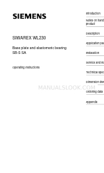 Siemens SIWAREX WL230 BB-S SA Manual de instrucciones