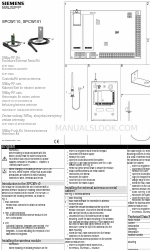 Siemens SPCW101 Manual de inicio rápido