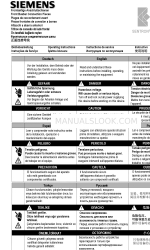 Siemens VL800 Operating Instructions