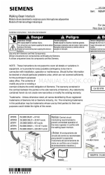 Siemens WBMPFM 取付説明書